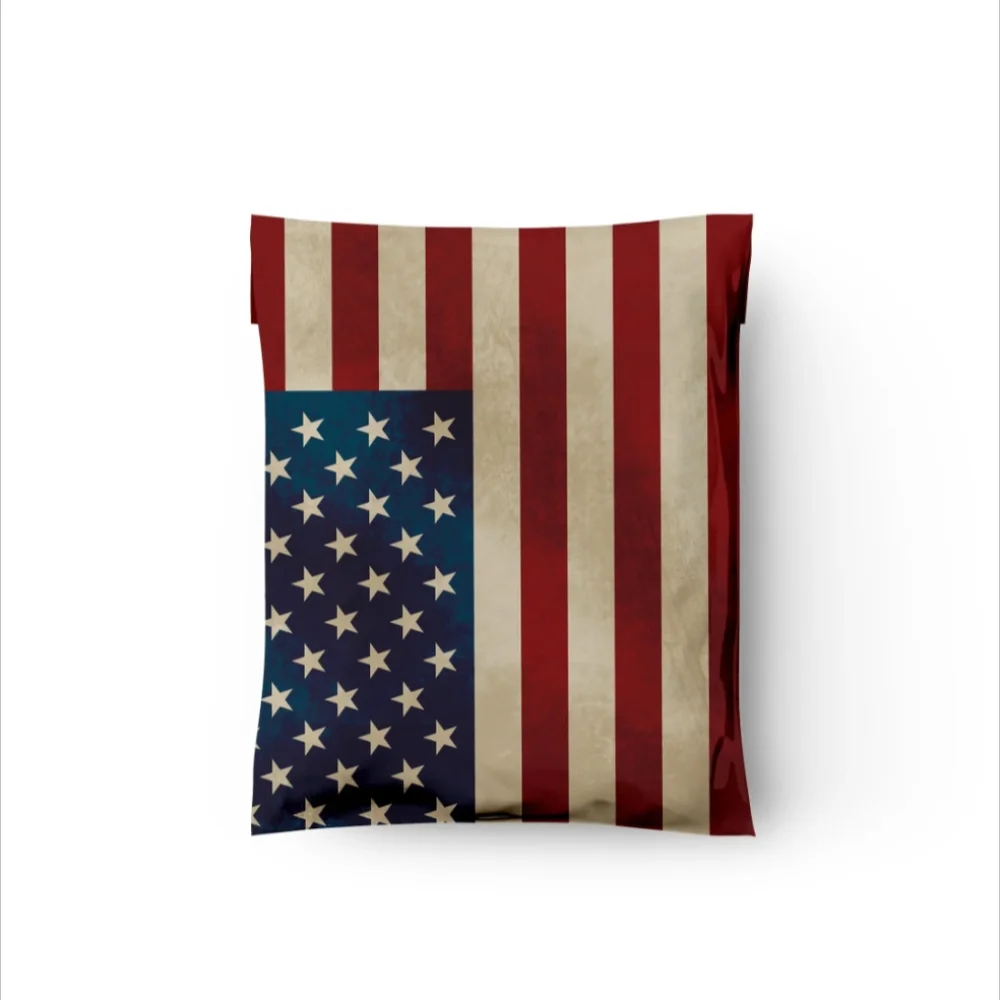 20 10X13 American Flag Poly Mailers - Picture 6 of 8